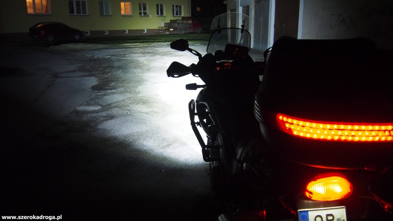 dodatkowe światła do motocykla