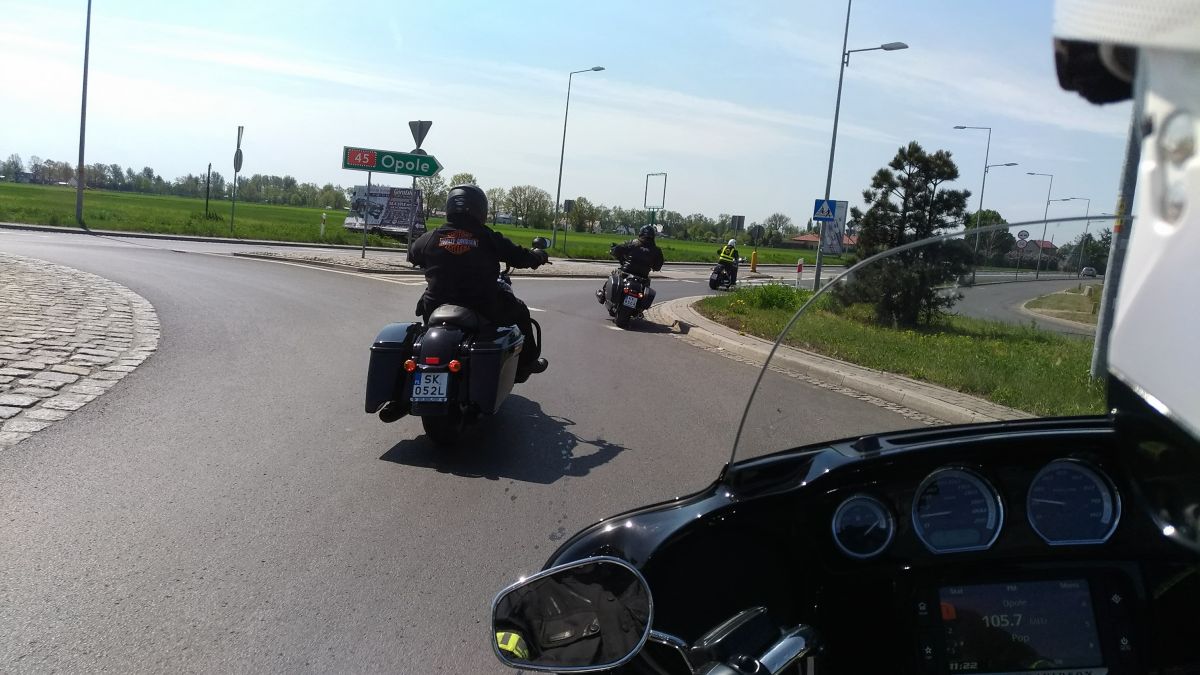 motocyklem po Opolu